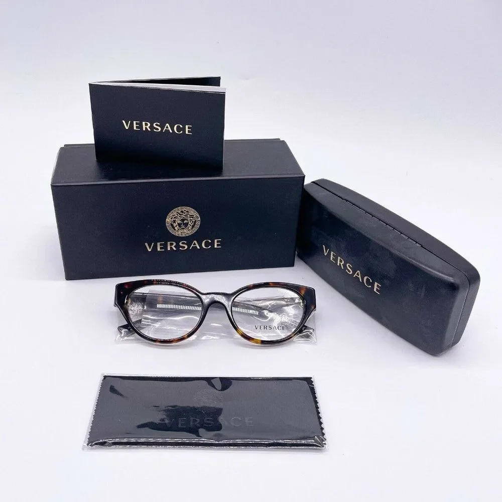 Sale! Versace Havana Cat Eye Women's Eyeglasses